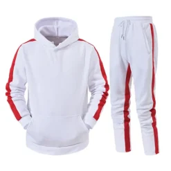 Sale OUKU Men's Tracksuit Sweatsuit 2 Piece Street Winter Long Sleeve Thermal Warm Breathable Moisture Wicking Fitness Gym Workout Running Sportswear Activewear Stripes Black Yellow Red