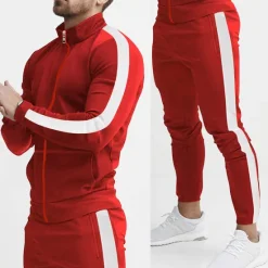 Best OUKU Men's Tracksuit Sweatsuit 2 Piece Athletic Winter Long Sleeve Thermal Warm Breathable Moisture Wicking Fitness Running Jogging Sportswear Activewear Color Block Black Yellow Army Green