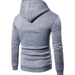 Hot OUKU Men's Tracksuit Sweatsuit 2 Piece Street Long Sleeve Thermal Warm Moisture Wicking Soft Fitness Gym Workout Running Sportswear Activewear White Black Grey / Hoodie / Micro-elastic / Athleisure