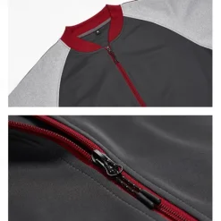 OUKU Men's Tracksuit Sweatsuit Full Zip Sweatshirt Black Army Green Standing Collar Color Block Patchwork 2 Piece Sports & Outdoor Daily Holiday Streetwear Basic Casual Spring & Fall Clothing Apparel