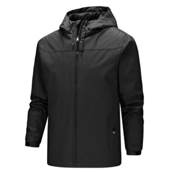 Online OUKU Men's Transition Jacket Camping & Hiking Waterproof Lightweight Hooded All Seasons Solid Color Outdoor Black Army Green Red Dark Navy Blue Jacket