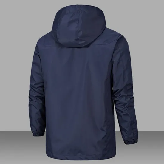 Online OUKU Men's Transition Jacket Camping & Hiking Waterproof Lightweight Hooded All Seasons Solid Color Outdoor Black Army Green Red Dark Navy Blue Jacket