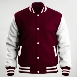 Clearance OUKU Men's Transition Jacket Varsity Jacket Daily Wear Pocket All Seasons Color Block Streetwear Stand Collar Regular Black Navy Blue Blue Red Jacket