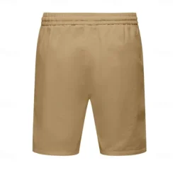 Online OUKU Men's Tree Coconut Tree Plants Swim Shorts Board Shorts Swimming Trunks Mid Waist Fashion Streetwear Hawaiian Casual Daily Holiday Pocket Drawstring Elastic Waist Designer Clothing Apparel Khaki