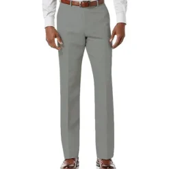 Hot OUKU Men's Trousers Casual Pants Pocket Plain Comfort Breathable Outdoor Daily Going out Fashion Streetwear White Light Green