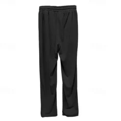 New OUKU Men's Trousers Casual Pants Pocket Drawstring Elastic Waist Plain Comfort Daily Vacation Going out Fashion Casual Black White Micro-elastic
