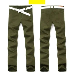 New OUKU Men's Trousers Chinos Casual Pants Jogger Pants Front Pocket Plain Comfort Breathable Formal Business Classic Smart Casual Wine Red Royal Blue