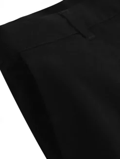 Discount OUKU Men's Trousers Chinos Chino Pants Casual Pants Front Pocket Plain Comfort Breathable Casual Daily Holiday Fashion Basic Pumpkin Black