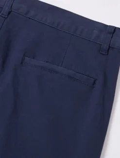 Clearance OUKU Men's Trousers Chinos Chino Pants Pocket Plain Comfort Breathable Outdoor Daily Going out Fashion Streetwear Black Orange