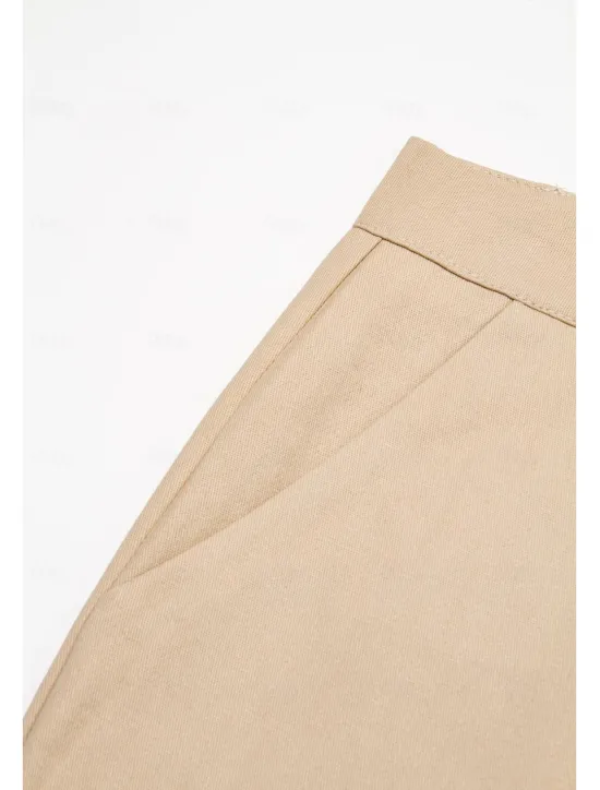 Outlet OUKU Men's Trousers Chinos Chino Pants Pocket Plain Comfort Breathable Outdoor Daily Going out Fashion Casual Black White