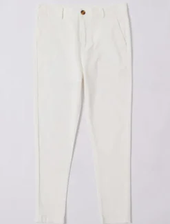 Best OUKU Men's Trousers Chinos Summer Pants Casual Pants Front Pocket Plain Comfort Breathable Casual Daily Holiday Fashion Basic Black White