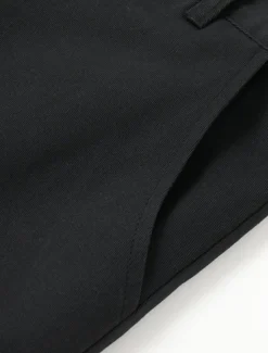 Clearance OUKU Men's Trousers Chinos Summer Pants Casual Pants Zipper Plain Comfort Breathable Casual Daily Holiday Fashion Basic Black Khaki