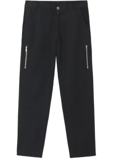 Clearance OUKU Men's Trousers Chinos Summer Pants Casual Pants Zipper Plain Comfort Breathable Casual Daily Holiday Fashion Basic Black Khaki