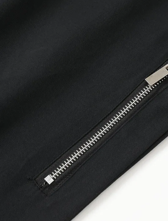 Clearance OUKU Men's Trousers Chinos Summer Pants Casual Pants Zipper Plain Comfort Breathable Casual Daily Holiday Fashion Basic Black Khaki