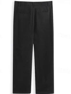Hot OUKU Men's Trousers Chinos Summer Pants Casual Pants Front Pocket Plain Comfort Breathable Casual Daily Holiday Fashion Basic Black White