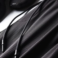 OUKU Men's Trousers Cropped Pants Casual Pants Drawstring Elastic Waist Solid Colored Breathable Quick Dry Outdoor Daily Gym Casual Athletic Micro-elastic Black