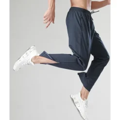 Discount OUKU Men's Trousers Jogging Pants Sports Pants Training Pants Pocket Drawstring Elastic Waist Plain Comfort Sports Outdoor Daily Fashion Casual Black Royal Blue Micro-elastic