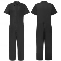 Online OUKU Men's Trousers Jumpsuit Casual Pants Pocket Plain Comfort Sports Outdoor Daily Fashion Casual Black Blue Micro-elastic