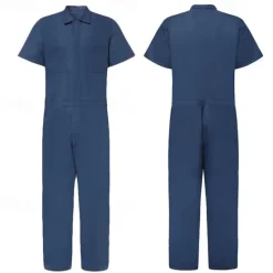 Online OUKU Men's Trousers Jumpsuit Casual Pants Pocket Plain Comfort Sports Outdoor Daily Fashion Casual Black Blue Micro-elastic