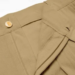 Hot OUKU Men's Trousers Summer Pants Tapered Carrot Pants Beach Pants Front Pocket Pleats Plain Comfort Breathable Casual Daily Holiday Fashion Streetwear Black White