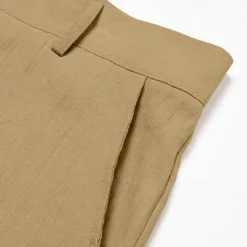 Hot OUKU Men's Trousers Summer Pants Tapered Carrot Pants Beach Pants Front Pocket Pleats Plain Comfort Breathable Casual Daily Holiday Fashion Streetwear Black White