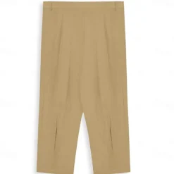OUKU Men's Trousers Summer Pants Tapered Carrot Pants Beach Pants Front Pocket Pleats Plain Comfort Breathable Casual Daily Holiday Fashion Basic Black White