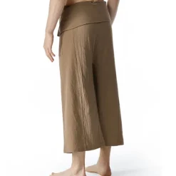 OUKU Men's Trousers Summer Pants Baggy Pants Beach Pants Pocket Drawstring Solid Color Breathable Soft Full Length Yoga Casual Folk Style Loose Black Army Green Inelastic