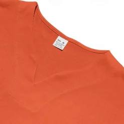 Online OUKU Men's T-shirt Suits 2 Pieces Outfits Tee & Shorts Short Sleeve V Neck Summer Plain Fashion Casual 2 Piece Vacation Daily Wear Going out Black White Orange Top Tee for Men