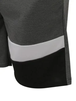 Discount OUKU Men's T-shirt Suits Tee & Drawstring Waist Pants Short Sleeves Crew Neck Summer Gymnatics Casual Color Block Street Style Vacation Daily Wear Activewear Army Green Black Yellow Top Tee for Men