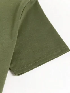Discount OUKU Men's T-shirt Suits Tee & Drawstring Waist Pants Short Sleeves Crew Neck Summer Gymnatics Casual Color Block Street Style Vacation Daily Wear Activewear Army Green Black Yellow Top Tee for Men