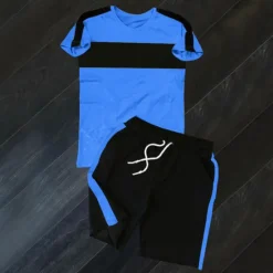 Best OUKU Men's T-shirt Suits Tracksuit Tennis Shirt Shorts and T Shirt Set Short Sleeve Crew Neck Spring & Summer Color Block Sports Fashion Designer 2 Piece Outdoor Street Casual Black White Yellow Top Tee