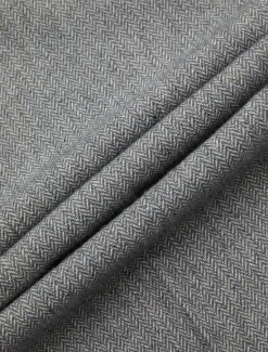 Clearance OUKU Men's Tweed Blazer Closure collar Retro Vintage Herringbone Blazer Brown khaki Dark Grey Plus Size Single Breasted Two-buttons