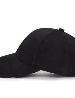 Online OUKU Men's Unisex Baseball Cap Trucker Hat Black White Polyester Travel Beach Outdoor Vacation Plain Adjustable Sunscreen Breathable Fashion