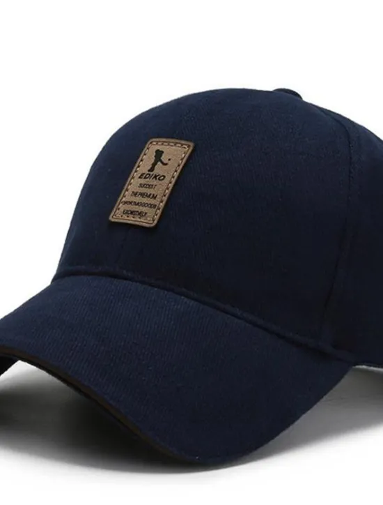 Online OUKU Men's Unisex Baseball Cap Trucker Hat Black White Polyester Travel Beach Outdoor Vacation Plain Adjustable Sunscreen Breathable Fashion