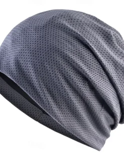 OUKU Men's Unisex Beanie Hat Beanies Black Red Polyester Cozy Daily Wear Going out Solid / Plain Color Breathable