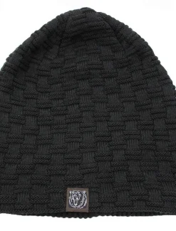 New OUKU Men's Unisex Beanie Hat Winter Hats Beanies Skull Cap Knit Hat Black Wine Acrylic Fibers Knitted Cozy Daily Wear Going out Solid / Plain Color Warm