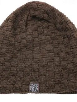 New OUKU Men's Unisex Beanie Hat Winter Hats Beanies Skull Cap Knit Hat Black Wine Acrylic Fibers Knitted Cozy Daily Wear Going out Solid / Plain Color Warm