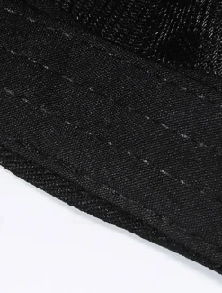 OUKU Men's Unisex Flat Cap Baseball Cap Military Cap Cadet Hat Black Navy Blue Polyester Vintage Fashion Casual Street Daily Plain Adjustable Breathable