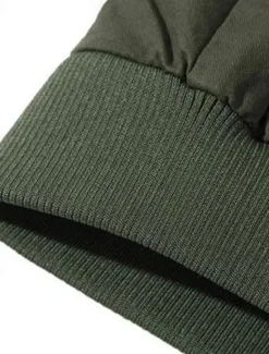 Discount OUKU Men's Utility Jacket Transition Jacket Going out Pocket All Seasons Plain Classic Lapel Regular Black Khaki Army Green Jacket
