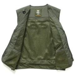 Sale OUKU Men's Vest Gilet Fishing Vest Hiking Vest Sleeveless Vest Gilet Jacket Outdoor Street Holiday Daily Wear Streetwear Chic & Modern Summer Spring Pocket Polyester Breathable Quick Dry Pure Color Zipper