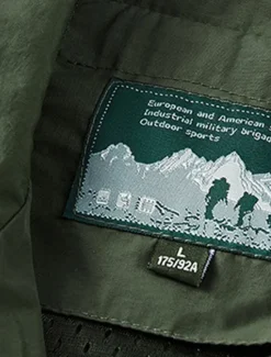 Hot OUKU Men's Vest Gilet Fishing Vest Hiking Vest Daily Date Vacation Fashion Casual Spring & Summer Mesh Pocket Polyester Breathable Comfortable Plain Zipper Stand Collar Regular Fit Black Khaki Army Green