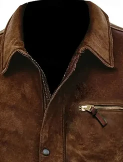 Online OUKU Men's Vest Gilet Outdoor Daily Vintage Casual Spring Fall Pocket Buttons Polyester Comfortable Plain Single Breasted One-button Lapel Regular Fit Vest Brown