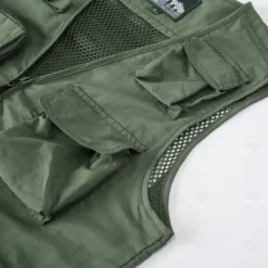 Best OUKU Men's Vest Waistcoat Gilet Fishing Vest Hiking Vest Sports Outdoor Fishing Photography Camping & Hiking Casual Fall Winter Mesh Side Pockets Quick Dry Double Layered Polyester Tactical Practical