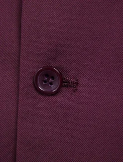 Sale OUKU Men's Vest Waistcoat Wedding Work Street Business Streetwear Business Summer Fall Pocket Cotton Breathable Solid Color Single Breasted V Neck Regular Fit Lake blue Black Wine Red Vest