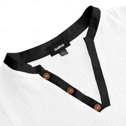 New OUKU Men's Waffle Henley Shirt Tee Top Long Sleeve Shirt Solid Color V Neck Outdoor Casual Long Sleeve Patchwork Button Clothing Apparel Fashion Designer Comfortable