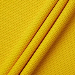 Sale OUKU Men's Waffle Polo Shirt Business Polo Work Casual Lapel Ribbed Polo Collar Short Sleeve Modern Old Money Style Color Block Patchwork Button Spring & Summer Regular Fit Light Yellow Dark red Black