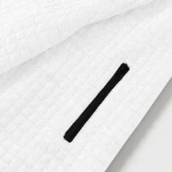 New OUKU Men's Waffle Polo Shirt Pullover Sports & Outdoor Daily Wear Quarter Zip Long Sleeve Fashion Comfortable Color Block Pocket Zip Up Spring & Fall Cross-Seasons Regular Fit Black White Navy Blue