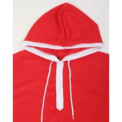 New OUKU Men's Waffle Shirt Tank Top Undershirt Sleeveless Shirt Sleeveless Hooded Summer Plain Fashion Designer Muscle Outdoor Going out Gym Black White Red Top Tee for Men