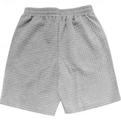 OUKU Men's Waffle Shorts Sweat Shorts Shorts Summer Shorts Beach Shorts Pocket Drawstring Elastic Waist Plain Comfort Breathable Short Outdoor Sports Classic Casual Black White