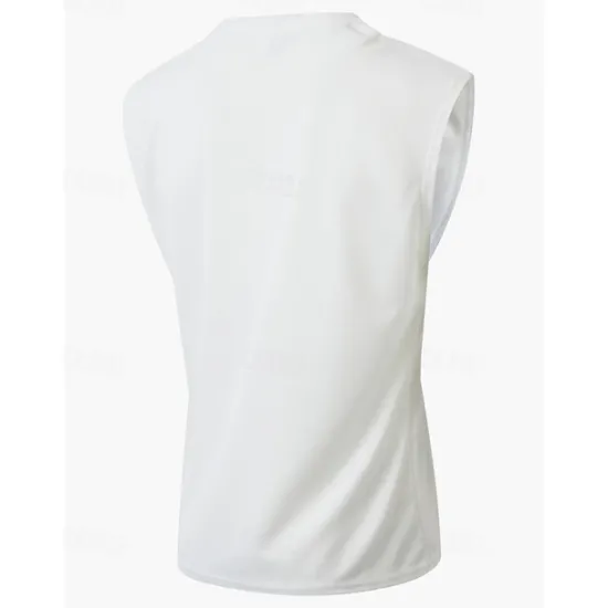 Outlet OUKU Men's Waffle Tee Tank Top Vest Top Undershirt Sleeveless Crew Neck Summer Plain Fashion Designer Basic Classic Vacation Street Going out Black White Pink Top Tee for Men
